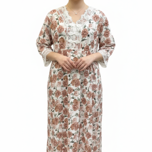 Half Sleeve Rayon Maxi