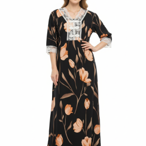 FLORAL RAYON MAXI