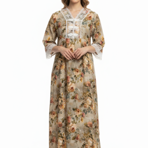 FLORAL RAYON MAXI