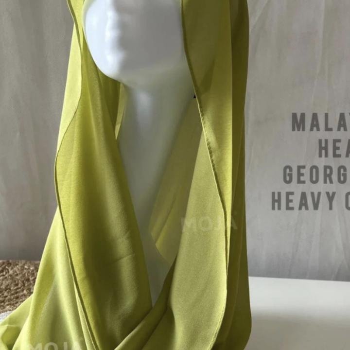 MALAYSIAN GEORGETTE HIJAB | MOJA | NILOFER HADHI | 45 | 525