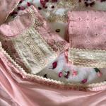 BLUSH CREAM SEMI CHANDERI SALWAR SET