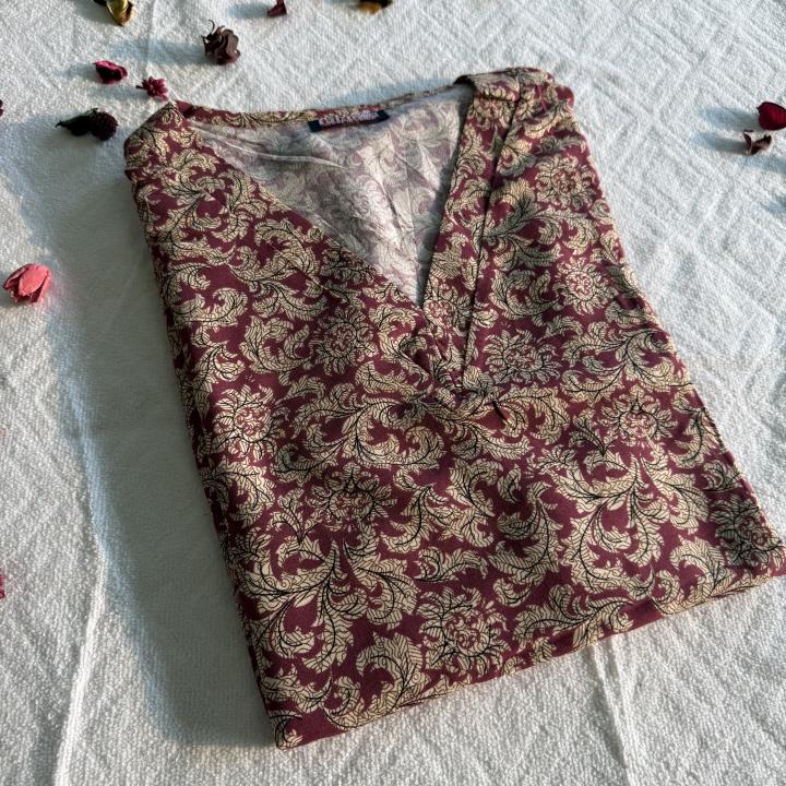 V NECK POCKET MAXI | DUBAI MAXI