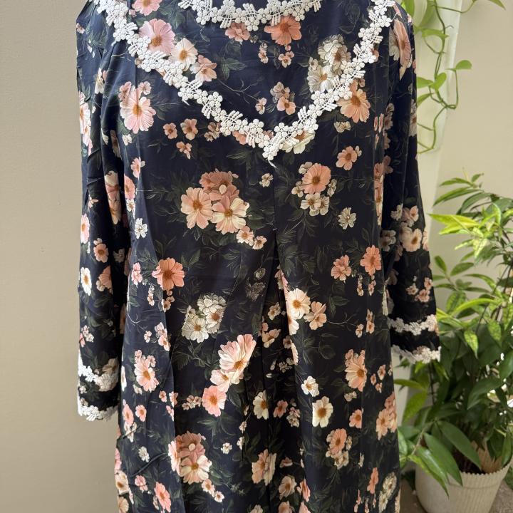 FLORAL V NECK LAYS MAXI | DUBAI MAXI | 504