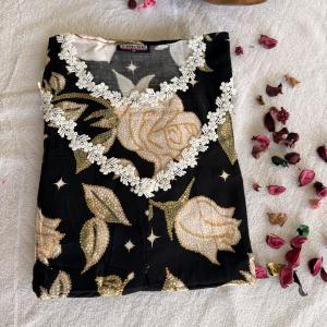 FLORAL V NECK LAYS MAXI | DUBAI MAXI |504