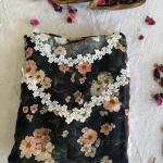 FLORAL V NECK LAYS MAXI | DUBAI MAXI | 504