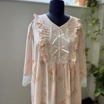 PEACH FLORAL COMFORT MAXI | DUBAI MAXI