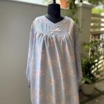 FULL SLEEVE SOFT GREY MAXI | DUBAI MAXI | 504