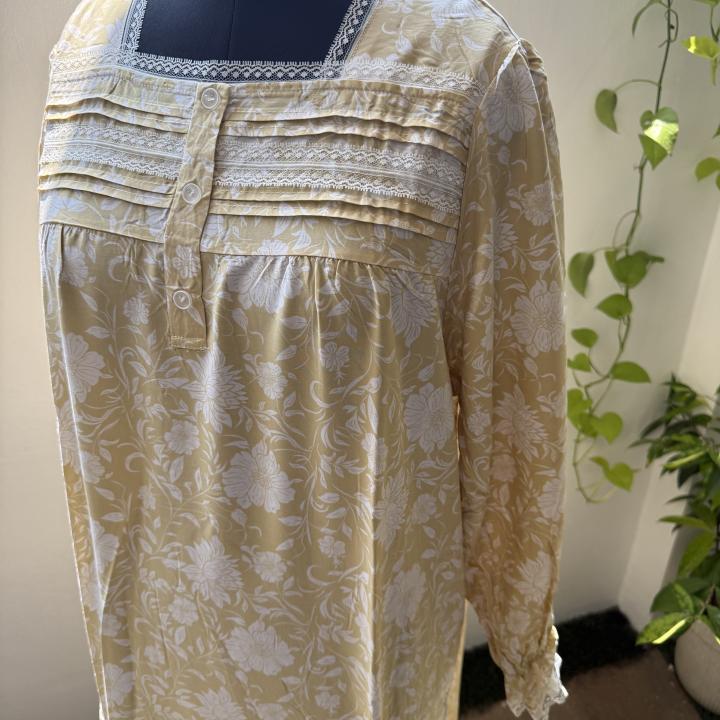 SOFT YELLOW FULL SLEEVE MAXI | DUBAI MAXI |504