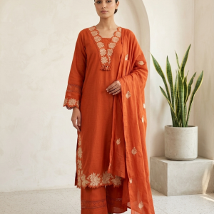 BRICK COTTON SALWAR SET