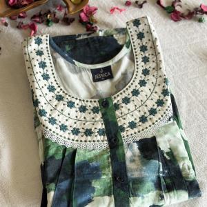 HALF SLEEVE FEEDING MAXI | INDIAN MAXI |507