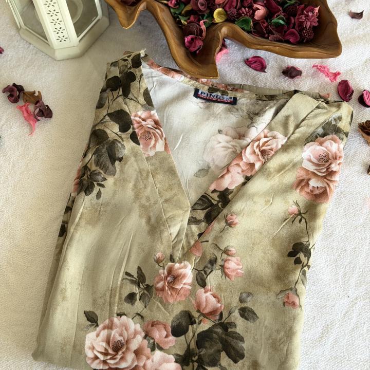 V NECK POCKET MAXI | DUBAI MAXI