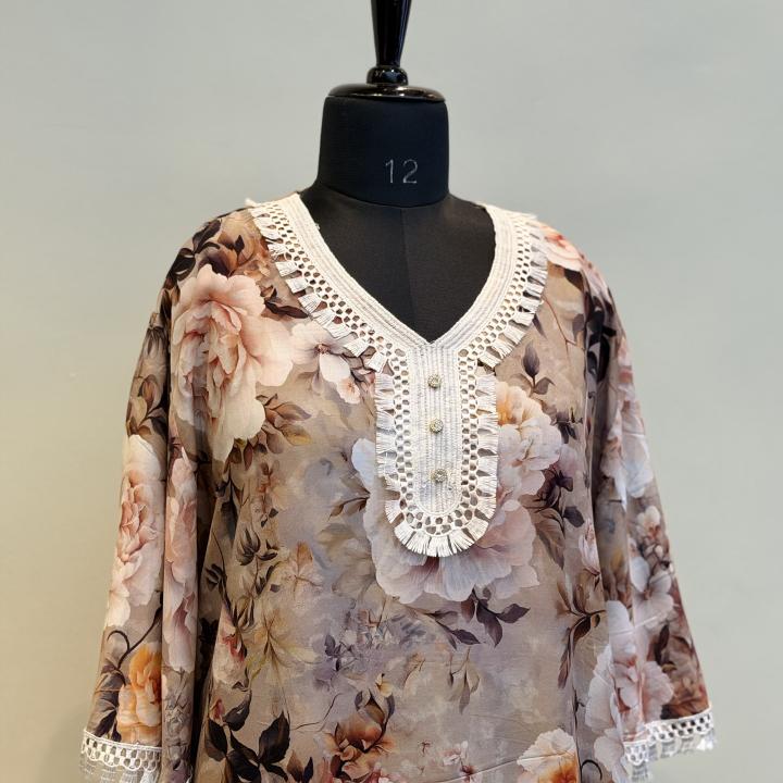 RAYON KAFTAN SLEEVE MAXI | DUBAI MAXI | 505