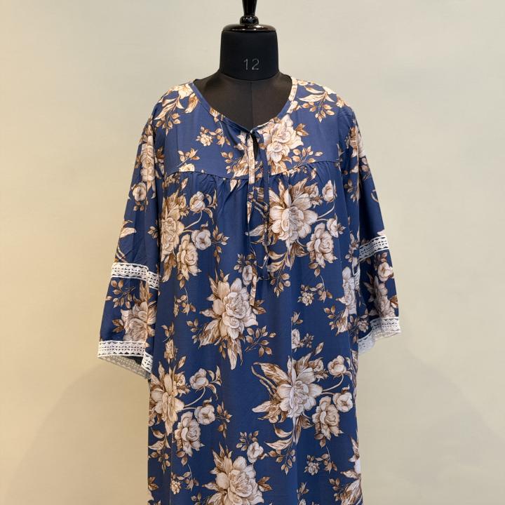 NAVY BLUE TIE MAXI | DUBAI MAXI