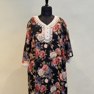 RAYON KAFTAN SLEEVE MAXI | DUBAI MAXI | 505