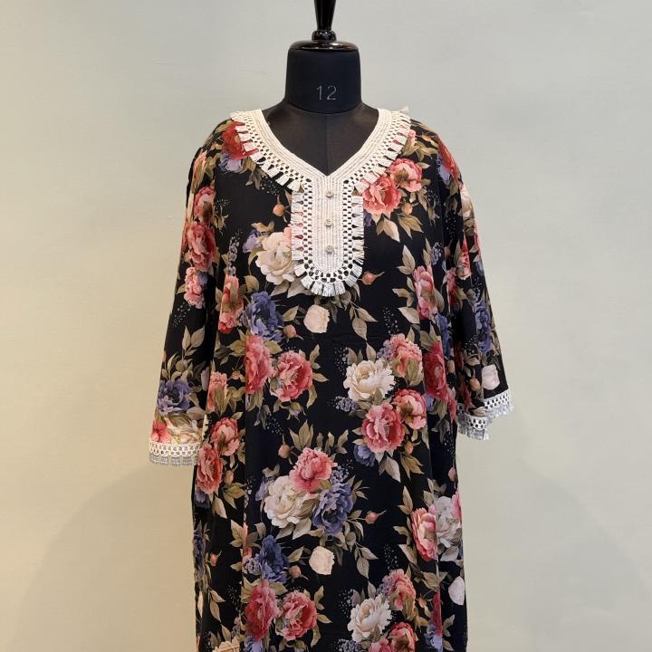 RAYON KAFTAN SLEEVE MAXI | DUBAI MAXI | 505