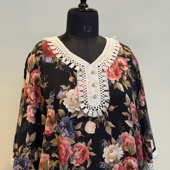 RAYON KAFTAN SLEEVE MAXI | DUBAI MAXI | 505