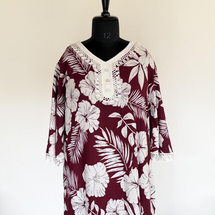 RAYON KAFTAN SLEEVE MAXI | DUBAI MAXI | 505