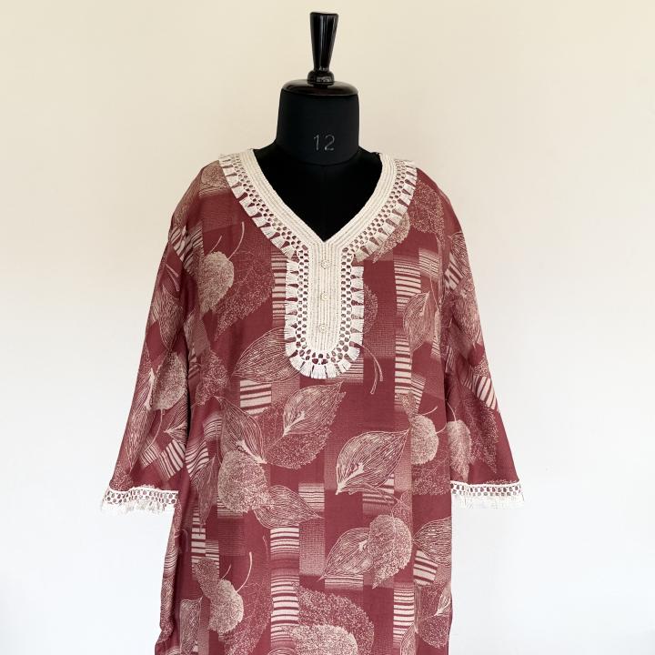 RAYON KAFTAN SLEEVE MAXI | DUBAI MAXI | 505