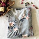 PETAL DRIFT V-NECK MAXI |  504
