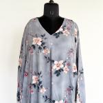 PETAL DRIFT V-NECK MAXI |  504