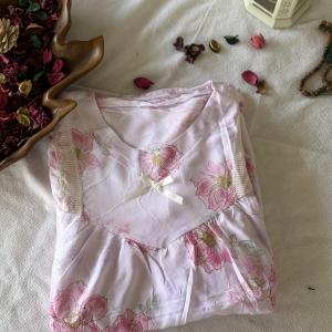 SOFT BLUSH FLOWER MAXI | FULL SLEEVE DUBAI MAXI | 504