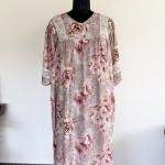 BEIGE BLOOM MAXI | BALOON SLEEVE DUBAI MAXI | 513