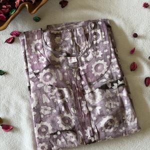 VIOLET TONE COTTON MAXI | INDIAN MAXI | 507