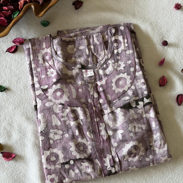 VIOLET TONE COTTON MAXI | INDIAN MAXI | 507
