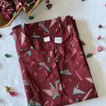 RICH RED TONE COTTON MAXI | INDIAN MAXI | 507