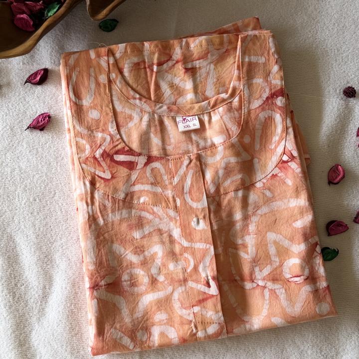 MELON TONE COTTON MAXI | INDIAN MAXI | 507