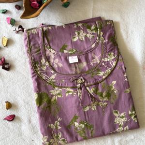 VIOLET TONE COTTON MAXI | INDIAN MAXI | 507