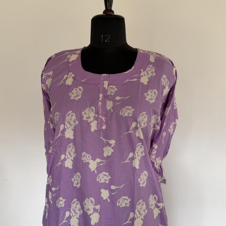 LAVENDER TONE COTTON MAXI | INDIAN MAXI | 507
