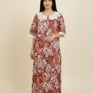 SQUARE NECK MAXI
