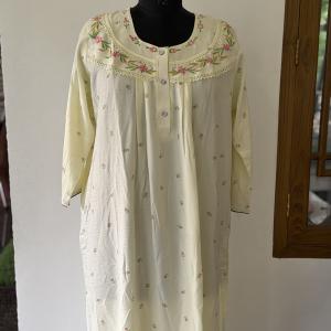 SOFT IVORY LACE MAXI | INDIAN MAXI | 507