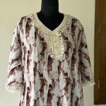 RAYON KAFTAN SLEEVE MAXI | DUBAI MAXI | 505