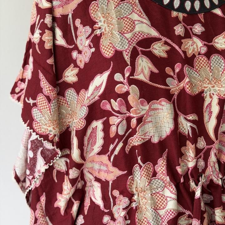 CHERRY BLOOM KAFTAN MAXI | 528