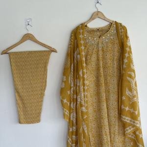 ZARIYA LUXE YELLOW SET | 401