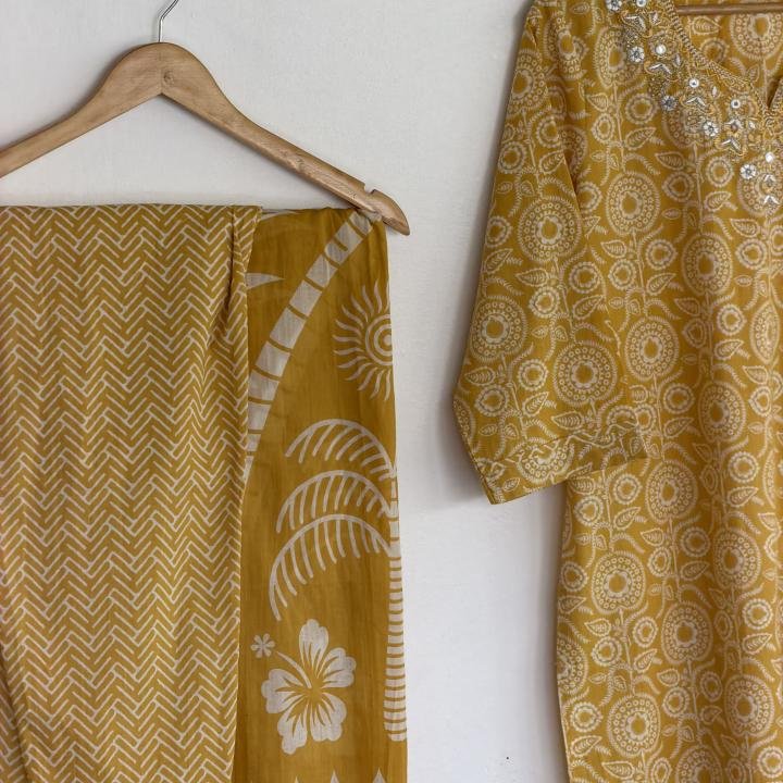 ZARIYA LUXE YELLOW SET | 401